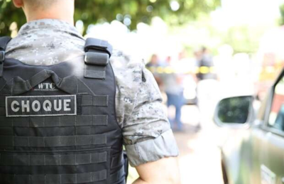 Batalhão de choque matou suspeito em jaraguari.