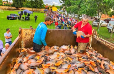 Entrega de peixe gerou filha enorme em Douradina.