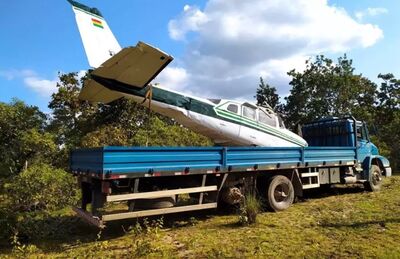 Aeronave foi apreendida após 7 dias de investigações e buscas no pantanal