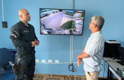 Prefeitura de Sonora em parceria com a Polícia Militar lança sistema de videomonitoramento 24h.