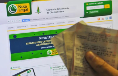 Prêmio sorteado pelo programa Nota Legal pode ser conferido no site da Secretaria de Economia do DF.