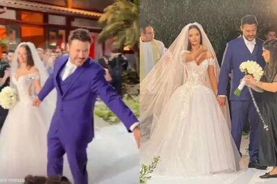 Cantor João Bosco se casou nesta terça-feira.