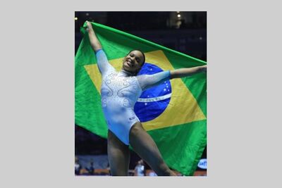 Rebeca Andrade é ouro no individual geral no Mundial de ginástica