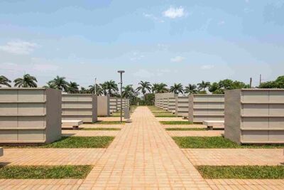 Gavetas do Crematório de Campo Grande.
