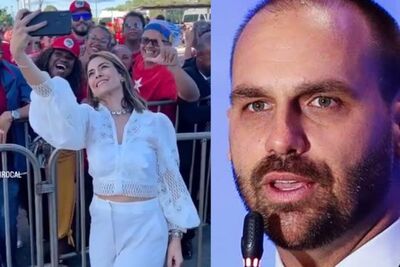 Soraya Thronicke e Eduardo Bolsonaro