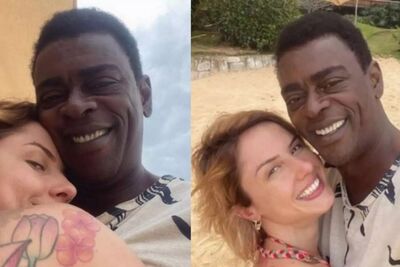 Seu Jorge e a esposa Karina Barbieri gostariam que o filho tivesse o nome do gênero musical.