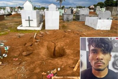 Túmulo de Lázaro Barbosa é violado em Cocalzinho de Goiás.