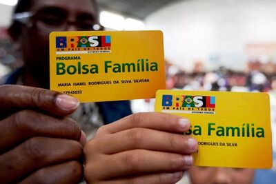 Cartão do Bolsa Família.