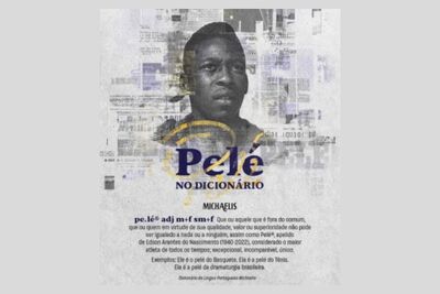 Pelé vira verbete no dicionário Michaelis.