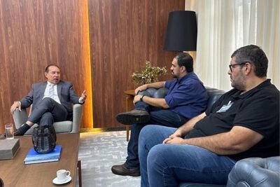 Nesta semana, o presidente Gerson Claro esteve reunido com dirigentes do Sindicato dos Motoristas de Aplicativos.