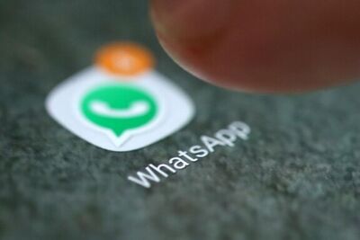 O aplicativo WhatsApp, em um aparelho de celular.