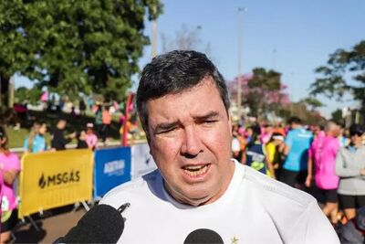 Governador Eduardo Riedel falou sobre PPA durante entrevista na Maratona de Campo Grande.
