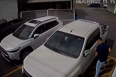 Especialista em furtos de veículo agindo em plena luz do dia em Campo Grande. 