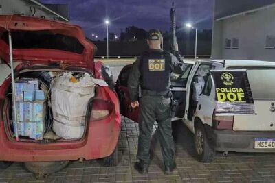 Cigarros apreendidos foram encaminhados até a Receita Federal de Ponta Porã.