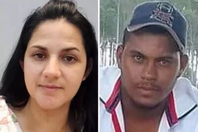 Bruna e Alex, assassinos confessos em fotos publicadas nas redes sociais.