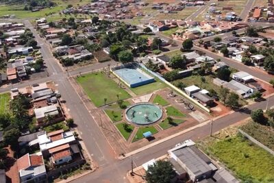 magem aérea da cidade de Costa Rica, onde aconteceu o caso.