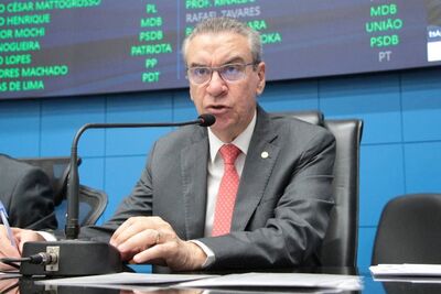  O deputado Paulo Corrêa representou a Assembleia Legislativa em visita oficial ao Chaco Paraguaio. (Foto: Mariana Anjos/ALEMS)