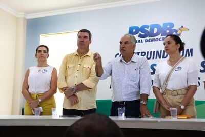 Cerimônia de posso da nova diretoria do diretório estadual do PSDB. 