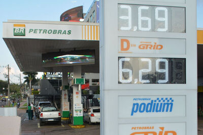 Litro do diesel já custa R$ 6,29 em alguns postos da Capital 