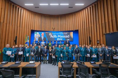 Medalha Adib Massad consagra 48 profissionais da segurança pública de MS.