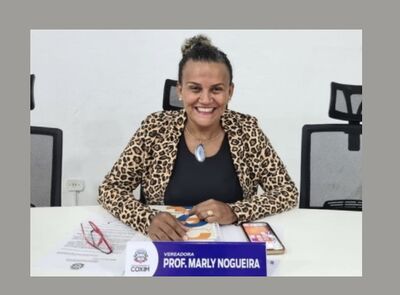 Vereadora de Coxim, Professora Marly Nogueira.