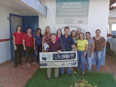 Projeto Nutri Coxim fica em 3° lugar em premiação estadual. Foto: Divulgação