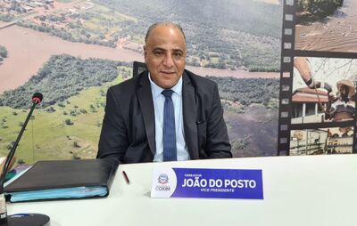 Vereador João do Posto, vice-presidente da Câmara de Coxim.