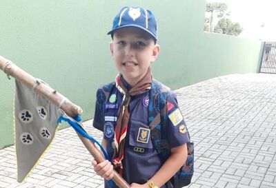 Augusto Bonato, de 10 anos. Foto: Arquivo pessoal da família