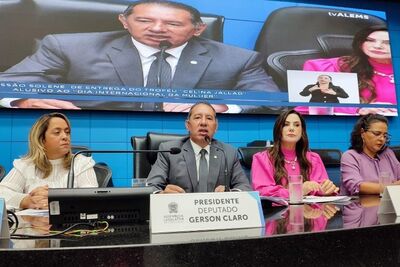 Homenagem alusiva ao Dia da Mulher na Assembleia Legislativa de MS.