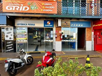 Única casa lotérica de Bandeirantes vazia, um dia depois de premiar apostador com R$ 1 milhão. 