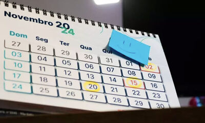 Feriados em novembro 