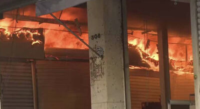 Incêndio atinge shopping na região do Brás  Incêndio atinge shopping na região do Brás   