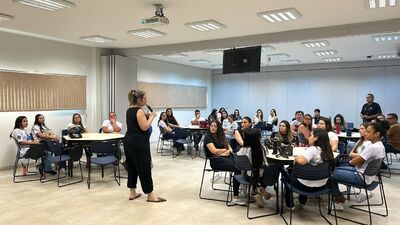 Participantes das palestras em Coxim.