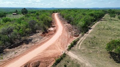 Estrada Pirizal, onde ocorreu o ataque de abelhas.