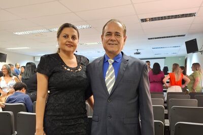 Gervalino Oliveira e sua esposa Edna Filgueira.