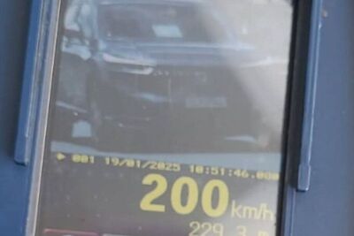 Motorista foi flagrado dirigindo a 200 km/h na BR-163 em MS.