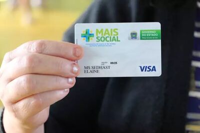 Cartão do Mais Social programa de transferência de renda do governo de MS.