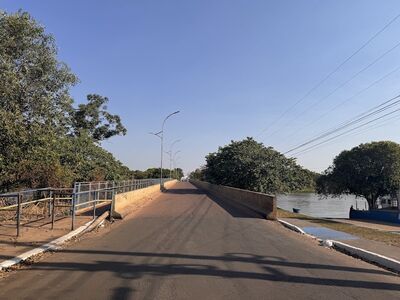 Ponte Velha em Coxim será interditada no próximo domingo.