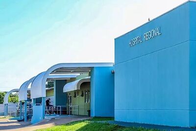 Fachada do Hospital Regional de Nova Andradina. Foto: Reprodução