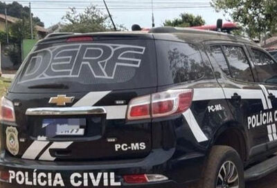 Viatura da Delegacia Especializada de Roubos e Furtos (DERF) - Divulgação/Polícia Civil - MS 