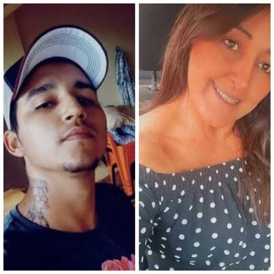 O principal suspeito de cometer o 17º feminicídio de 2025 é o filho da vítima, Alfredo Henrique Oruê dos Santos, de 21 anos, procurado pela polícia. Fotos: Rede social 