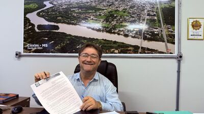 Prefeito de Coxim, Edilson Magro. Foto: Divulgação 