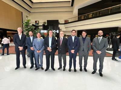 Deputado acompanha comitiva de MS em agendas estratégicas para promover Rota Bioceânica e atrair investimentos. Foto: Divulgação 