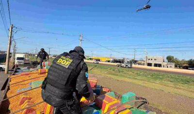 Droga seria entregue em Santa Catarina (Foto: Reprodução, DOF)