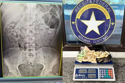 Segundo a investigação, cada um receberia R$ 2,5 mil pelo transporte. Foto: Receita Federal