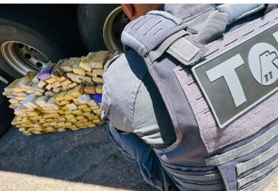 Grupo foi abordado pela Polícia Rodoviária Estadual (Foto: Divulgação)