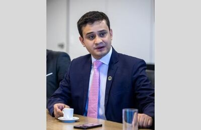 Presidente da Câmara Municipal de Coxim, vereador Luiz Eduardo. Foto: Divulgação 