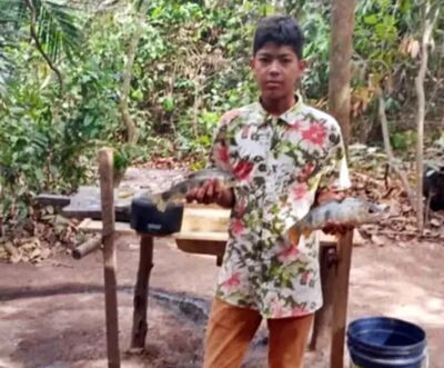 Victor de Souza desapareceu enquanto pescava com amigos. Foto: Direto das Ruas