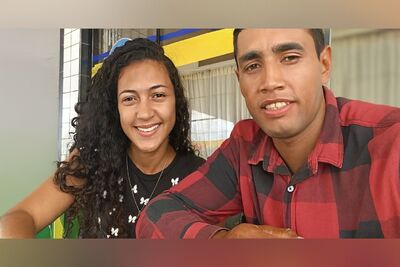 Gabrielle e Diovani. Foto: Rede social 