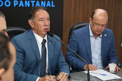 Presidente da Alems, deputado estadua Gerson Claro. Foto: Divulgação 